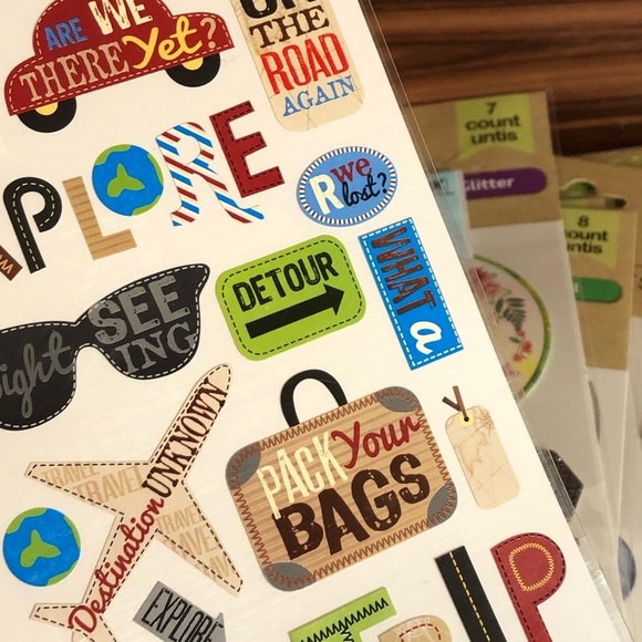 Bundle/Lot 121 Stickers Scrapbooking Bujo Journaling Arts & Crafts Posters Decor - Picture 16 of 16